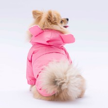 Pawstar Pembe Sydney Polarlı Kedi Köpek Yağmurluk
