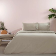Taç Basic Ranforce 120 x 200 Uyumlu Nevresim Takımı Vizon