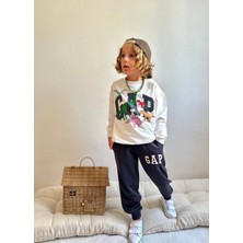 Pamila Butik Erkek Çocuk G*p Model Alt Üst Eşofman Takımı 2 Iplik Tarz Stil