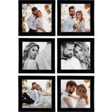 6 Adet 10X10 Çerçeve - Mdf Çerçeve - Fotoğraf Çerçevesi - Mini Çerçeve
