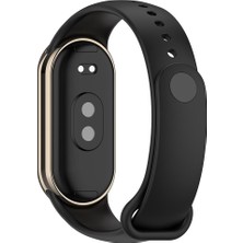 AktarMobile Xiaomi Mi Band 8 / 9 Uyumlu Silikon Kordon Spor Kayış Soft Jel Band Özel Pim Tasarımı