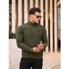 Northerner Yarım Fermuar Erkek Polar Kışlık Polar Anti-Pilling