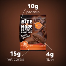 Bite & More Proteinli Pankek Duble Çikolatalı (50G X12 Adet)