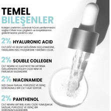 Yoğun Nemlendirici ve Dolgunlaştırıcı Serum(Hyaluronik Asit Kolajen  Niacinamide  Panthenol) 30 ml