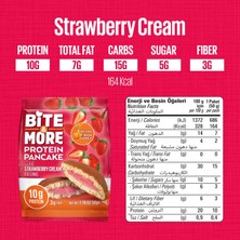 Bite & More Proteinli Pankek Çilekli (50G X12 Adet)