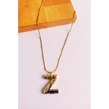 Nisan Kids Kişiye Özel Çift Renkli Çelik Harf Kolye