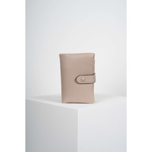 Watch of Royal BEJ KARTLIK VE CÜZDAN 6 ADET KART BÖLMELİ ÇITÇIT KİLİT SİSTEMLİ TASARIM CÜZDAN RODICA