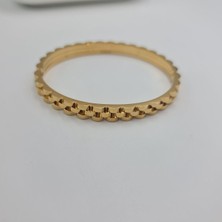 SE Jewellery Rolez Unısex Altın Renkli Kelepçe Bileklik