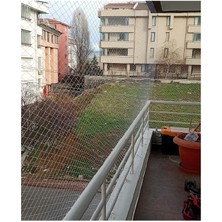 Ünal File 2x6 Metre Kedi Filesi Balkon Filesi Sık Dokuma Kalın Kuş Filesi 2 Milim