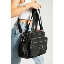 Lifonbag Kadın 10 Bölmeli Uzun Çapraz Askılı Büyük Boy Omuz Çantası LF9052