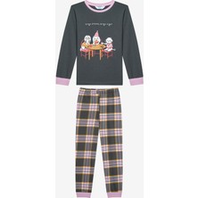 Penti Kız Çocuk Bingo 2li Çok Renkli Pijama Takımı