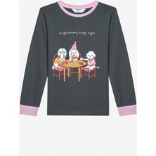 Penti Kız Çocuk Bingo 2li Çok Renkli Pijama Takımı