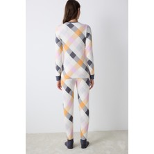 Penti Colorful Gingham Termal Çok Renkli Pantolon Pijama Altı