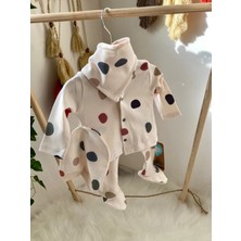 Poly Kids Yenidoğan   5 Parça Hastane Çıkış Seti Bambu Kumaş