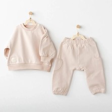 Andywawa AC25353 Basic 2'li Bebe Takım Light Beige