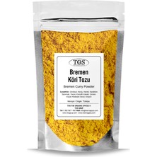 TOS The Organic Spices Bremen Köri Tozu 500 gr Bremen Curry Powder - Premium Quality | Baharat Karışımı