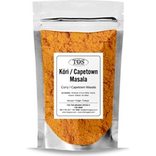 TOS The Organic Spices Köri / Capetown Masala 100 gr Curry Powder / Capetown Masala - Premium Quality | Baharat Karışımı