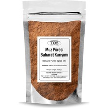 TOS The Organic Spices Muz Püresi Baharat Karışımı 500 gr Banana Puree Spice Blend - Premium Quality | Baharat Karışımı