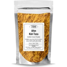TOS The Organic Spices Altın Köri Tozu 100 gr Golden Curry Powder - Premium Quality | Baharat Karışımı