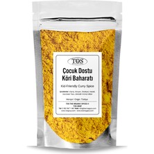 TOS The Organic Spices Çocuk Dostu Köri Baharatı 500 gr Kid-Friendly Curry Spice - Premium Quality | Baharat Karışımı