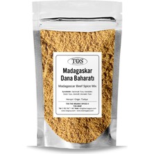 TOS The Organic Spices Madagaskar Kızarmış Dana Baharatı 250 gr Madagascar Roast Beef Spice - Premium Quality