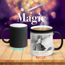 Mektup Okuyan Mustafa Kemal Atatürk Sihirli Kupa Bardak-A005