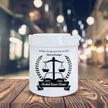 Avukat Külllük - Kişiye Özel İsim Baskılı Hediyelik Kül Tablası