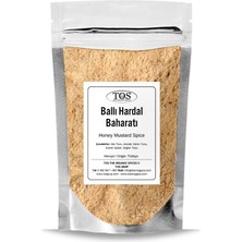TOS The Organic Spices Ballı Hardal Baharatı 100 gr Honey Mustard Spice - Premium Quality | Baharat Karışımı