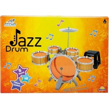 1080080 Sunman Eccho, Davul Set - Jazz Drum / 5 Adet Davul, Zil ve Tabure / +3 Yaş