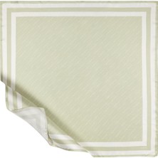 Ipekevi Çizgili Signature Tivil Eşarp 01137-ÇAĞLA Yeşili