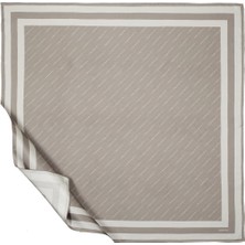 Ipekevi Çizgili Signature Tivil Eşarp 01137-TAŞ