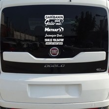 Arka Cam Sticker Seti Model 10 - Oto Sticker - Araç Sticker - Araba Sticker