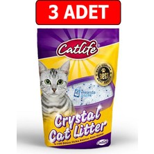 Catlife Crystal Cat Litter Kristal Kedi Kumu 1,4kg 3 Adet Silika Kedi Kumu