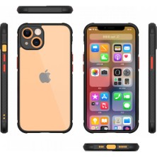 FUJİMAX Apple iPhone 13 Mini Kılıf Köşeler Airbag Özellikli Arkası Sert P.c Kenarı Silikon Miami Kapak