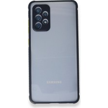 FUJİMAX Samsung Galaxy A52 Kılıf Köşeler Airbag Özellikli Arkası Sert P.c Kenarı Silikon Miami Kapak