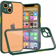 FUJİMAX Apple iPhone 13 Mini Kılıf Köşeler Airbag Özellikli Arkası Sert P.c Kenarı Silikon Miami Kapak