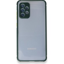 FUJİMAX Samsung Galaxy A52 Kılıf Köşeler Airbag Özellikli Arkası Sert P.c Kenarı Silikon Miami Kapak