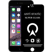Kzy Apple iPhone 6 Plus Tam Kaplayan Anti Statik Dayanıklı Süper Cam Ekran Koruyucu - Siyah