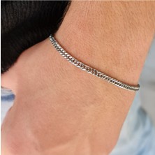 SE Jewellery Çelik Panzer Erkek Bileklik