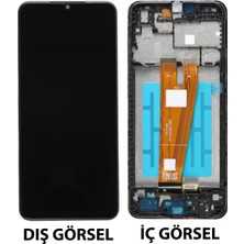 Teknonet Samsung Galaxy A04 Uyumlu Hk Lcd+Dokunmatik+Çıtalı (Siyah) NT-108161