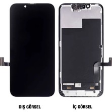Teknonet  iPhone 13 Mini Uyumlu Org Lcd+Dokunmatik+Çıtalı (Siyah) NT-110843