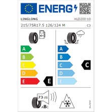 Linglong 215/75 R17.5 126/124M Kld200 Asfalt Çeker 4 Mevsim Lastiği (Üretim Yılı: 2024)