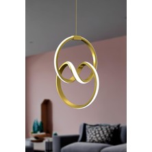 Rarossa Emily Eskitme Tekli Sarkıt LED Beyaz Işık Ultra Ledli Salon Mutfak Oda Hol Ledli Avize