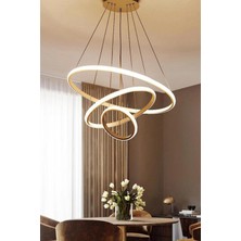 Rarossa Robin 3 'lü Eskitme Sarkıt LED Beyaz Işık Ultra Ledli Salon Mutfak Oda Hol Ledli Avize