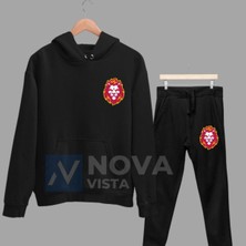 Biy Store Gheorghe Hagi 10 Numara Futbol Forma Sırt Baskılı Unisex Kapüşonlu Spor Sweatshirt Eşofman Takımı