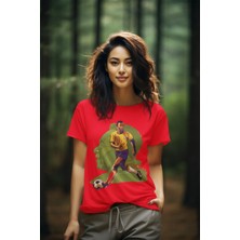 Biy Store Pele Brezilya Efsanesi Fotoğraf 10 Forma Baskılı Unisex Regular Tişört T-Shirt