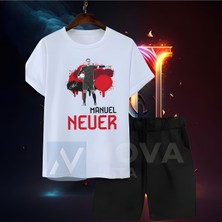 Biy Store Manuel Neuer Bayern Munih Baskılı Forma Unisex Tişört T-Shirt Şort Takımı