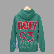 Biy Store Sacha Boey Futbol 93 Numara Forma Baskılı Unisex Kapüşonlu Spor Sweatshirt