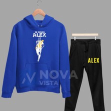 Biy Store Alex De Souza Fotoğraf Forma Baskılı Unisex Kapüşonlu Kırmızı Kışlık Sweatshirt Eşofman Takımı