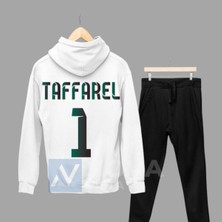 Biy Store Claudio Taffarel Futbol Forma Sırt Baskılı Unisex Kapüşonlu Spor Sweatshirt Eşofman Takımı